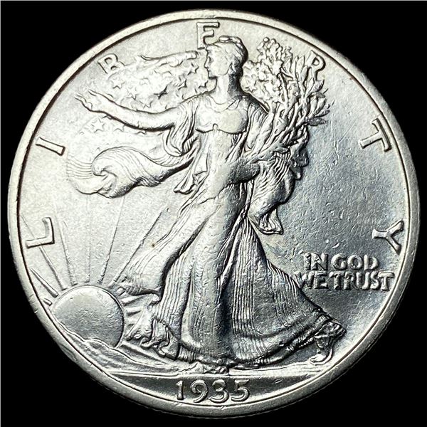 1935-S Silver Walking Liberty Half Dollar  UNCIRCULATED