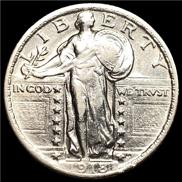 1918 Standing Liberty Quarter CLOSELY  UNCIRCULATED