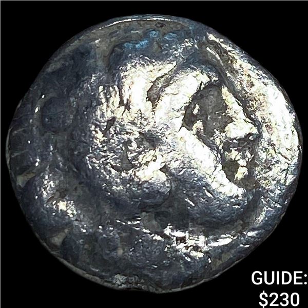 Macedonian Kingdom Type of Alexander III 4th  Century BC Silver Drachm NEARLY UNCIRCULATED