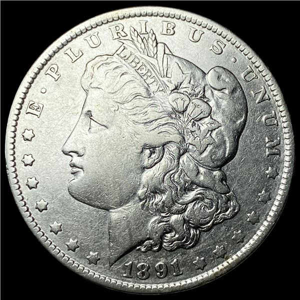 1891-O Silver Morgan Dollar NEARLY  UNCIRCULATED