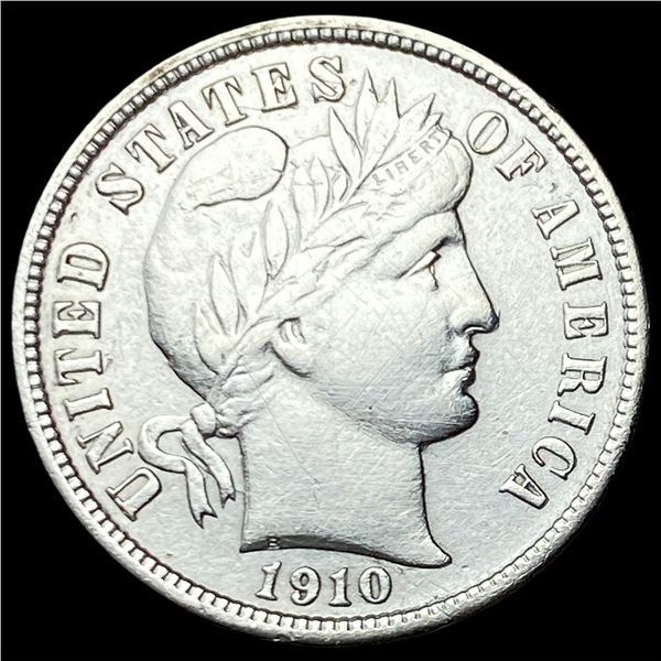 1910 Silver Barber Dime CLOSELY UNCIRCULATED