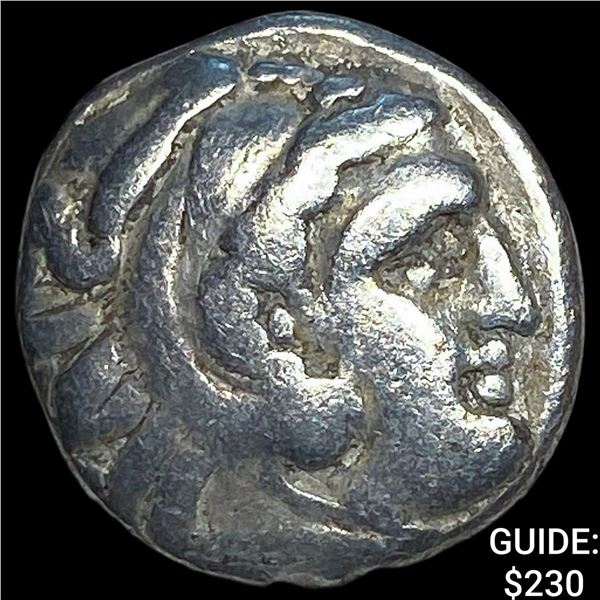 Macedonian Kingdom Type of Alexander III 4th  Century BC Silver Drachm NEARLY UNCIRCULATED