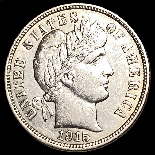 1915 Silver Barber Dime CLOSELY UNCIRCULATED