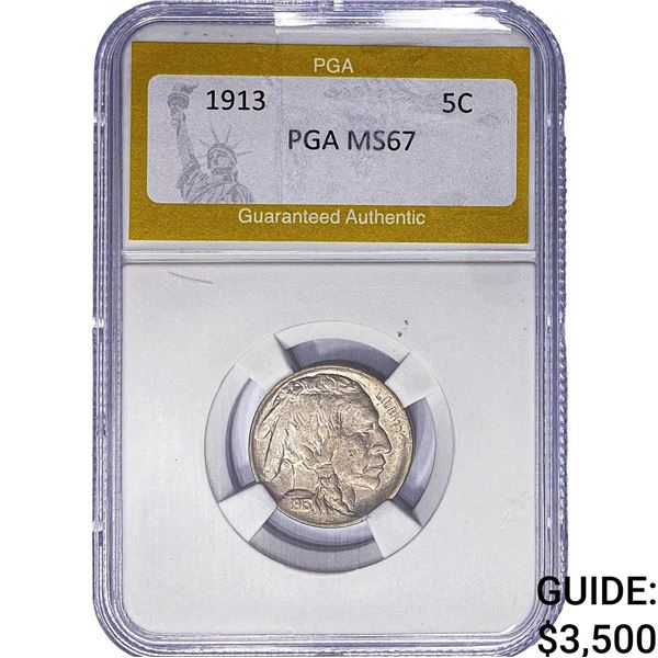 1913 Buffalo Nickel PGA MS67