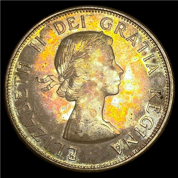 1961 Canada Silver 50 Cents CLOSELY  UNCIRCULATED