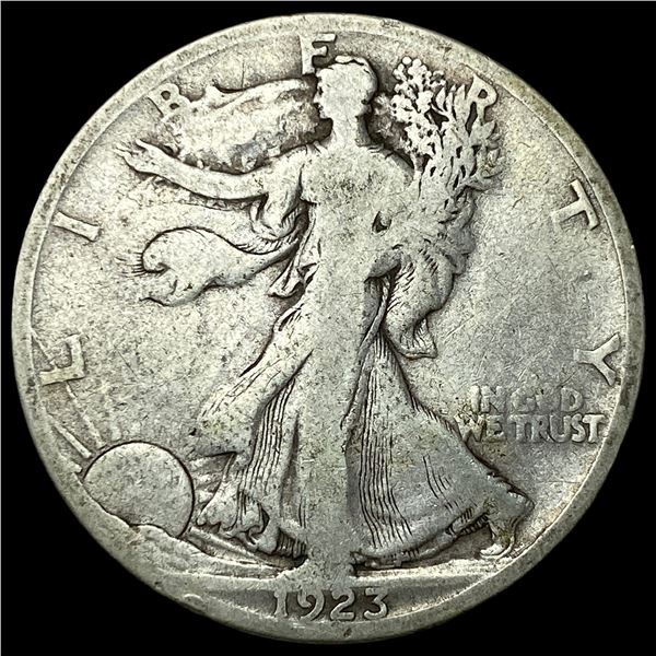 1923-S Silver Walking Liberty Half Dollar  NICELY CIRCULATED