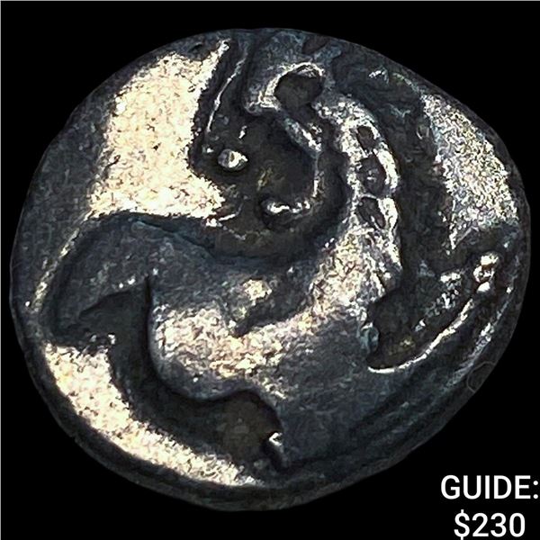 Ancient Greece Cherronesos 400-350 BC Silver  Hemidrachm NEARLY UNCIRCULATED
