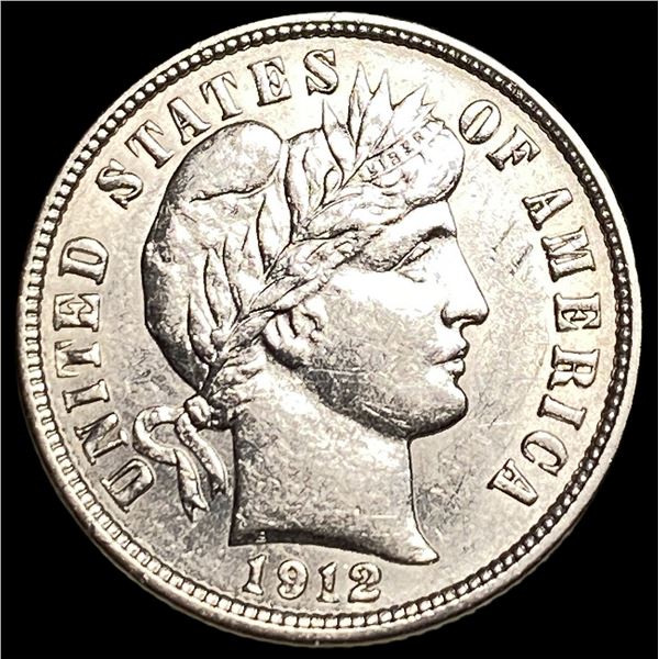 1912-D Silver Barber Dime CLOSELY  UNCIRCULATED