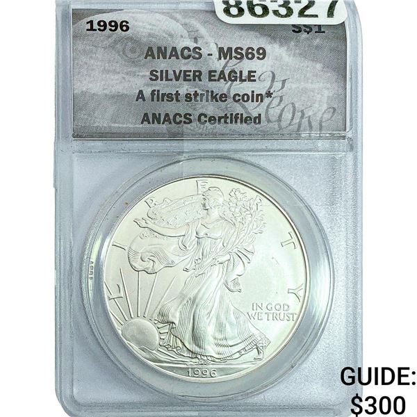 1996 Silver Eagle ANACS MS69