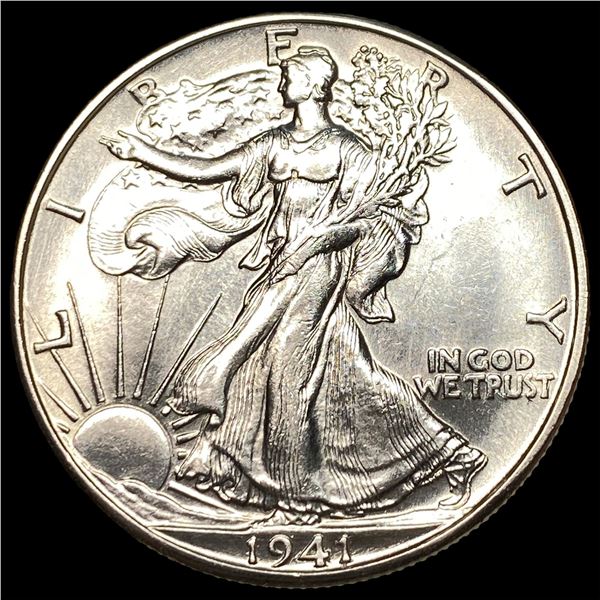 1941-D Silver Walking Liberty Half Dollar  UNCIRCULATED