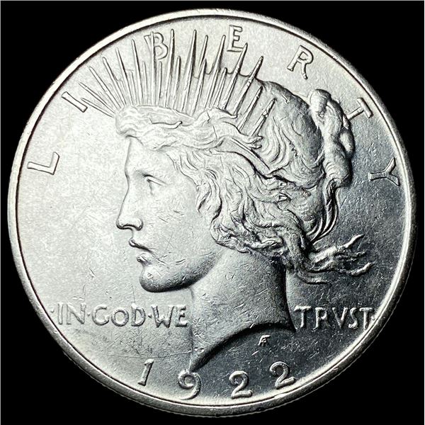 1922 Silver Peace Dollar CHOICE AU