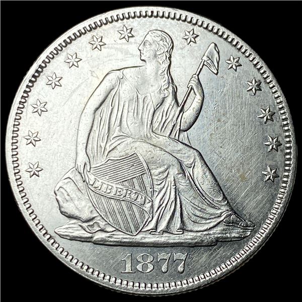 1877 Silver Seated Liberty Half Dollar  UNCIRCULATED