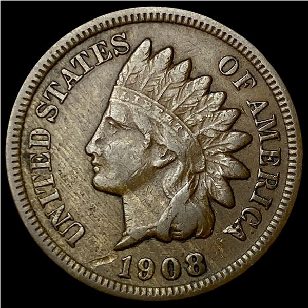 1908-S Indian Head Cent LIGHTLY CIRCULATED