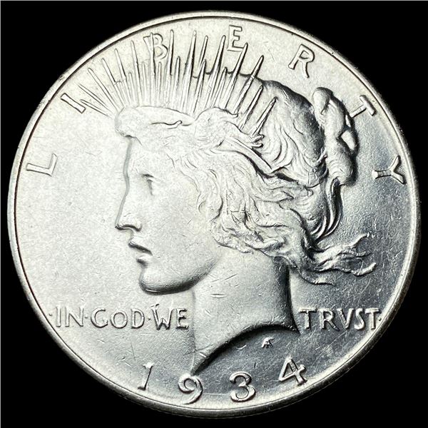 1934-D Silver Peace Dollar CLOSELY  UNCIRCULATED