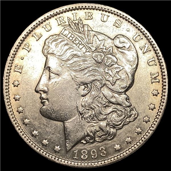 1893 Silver Morgan Dollar CLOSELY  UNCIRCULATED