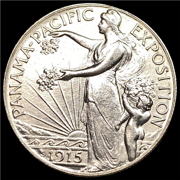 1915-S Silver Panama-Pacific Half Dollar  UNCIRCULATED