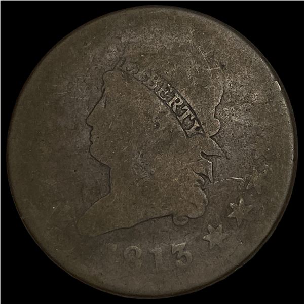 1813 Classic Head Large Cent NICELY  CIRCULATED