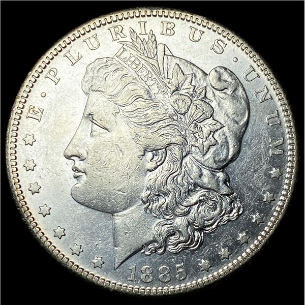 1885-S Silver Morgan Dollar CHOICE AU