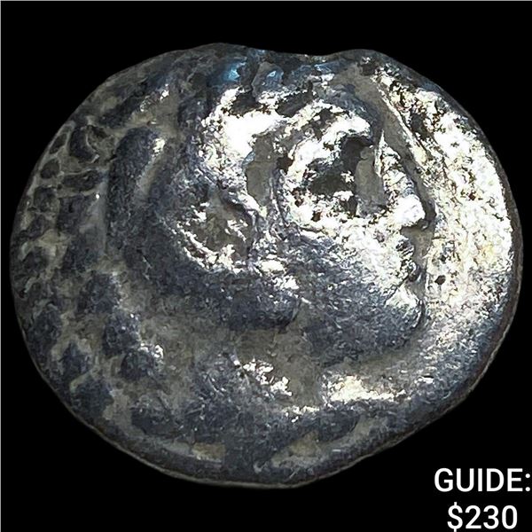 Macedonian Kingdom Type of Alexander III 4th  Century BC Silver Drachm NEARLY UNCIRCULATED