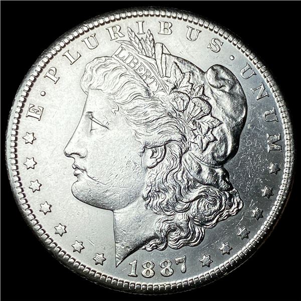 1887-S Morgan Silver Dollar CLOSELY  UNCIRCULATED