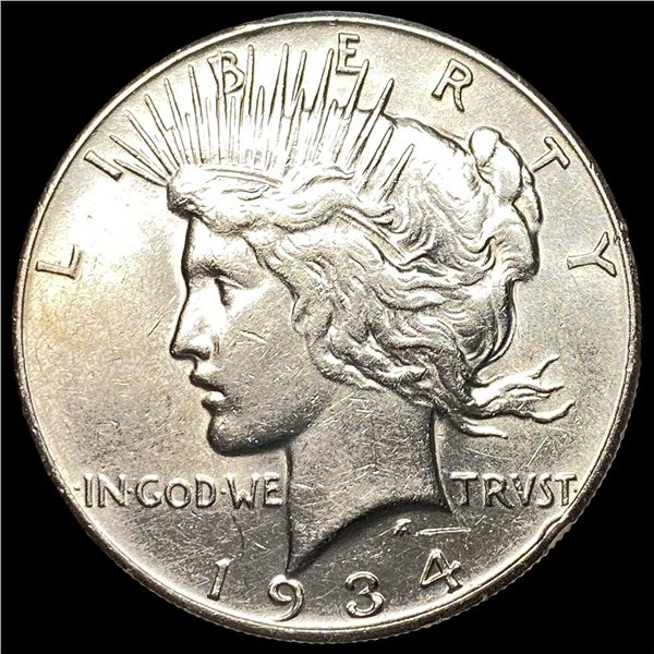 1934-S Peace Silver Dollar CLOSELY  UNCIRCULATED