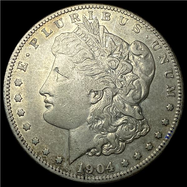 1904-S Silver Morgan Dollar NEARLY  UNCIRCULATED