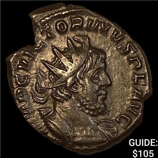 Romano-Gallic Victorinus 269-271 BI Dbl  Denarius CHOICE AU