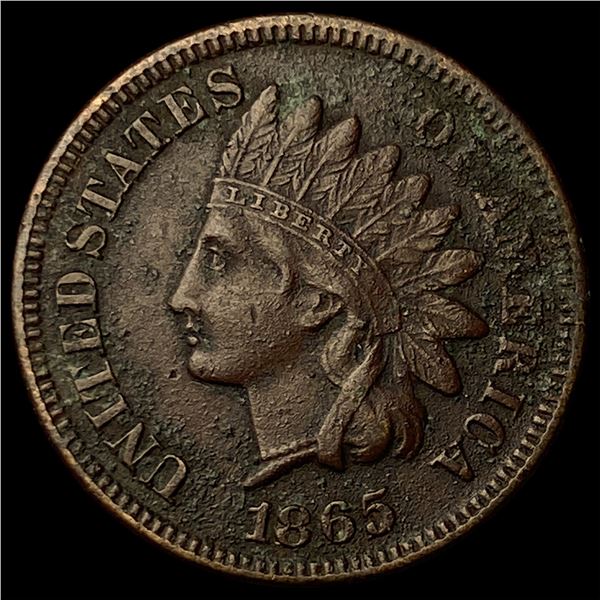 1865 Indian Head Cent NEARLY UNCIRCULATED