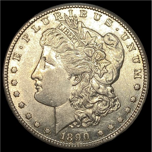 1890-S Silver Morgan Dollar CHOICE AU