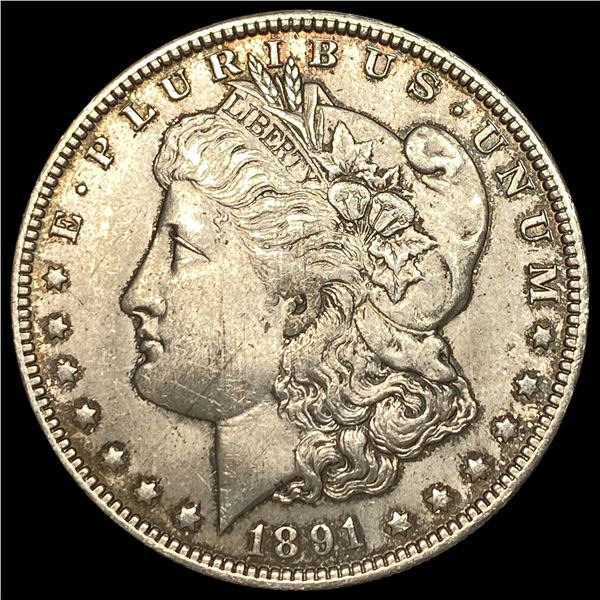 1891-O Silver Morgan Dollar CHOICE AU