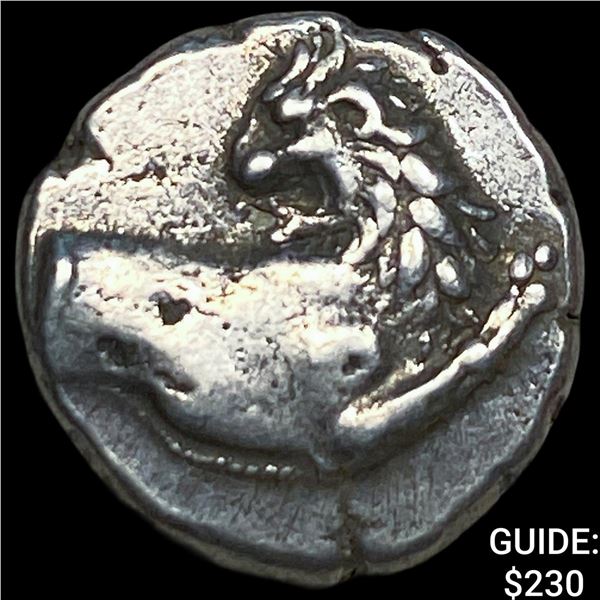 Ancient Greece Cherronesos 400-350 BC Silver  Hemidrachm NEARLY UNCIRCULATED