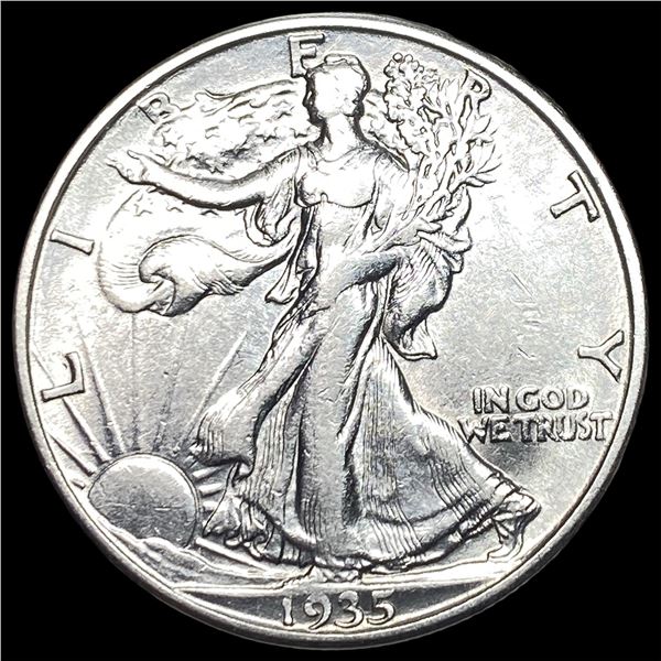 1935-D Silver Walking Liberty Half Dollar  CLOSELY UNCIRCULATED