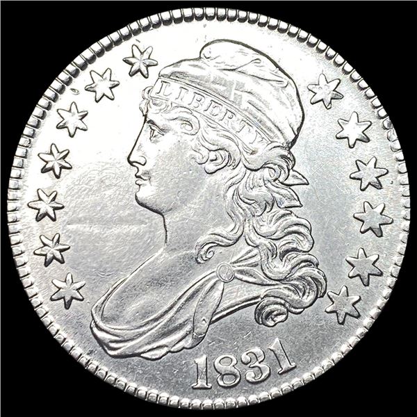 1831 Capped Bust Half Dollar CLOSELY  UNCIRCULATED