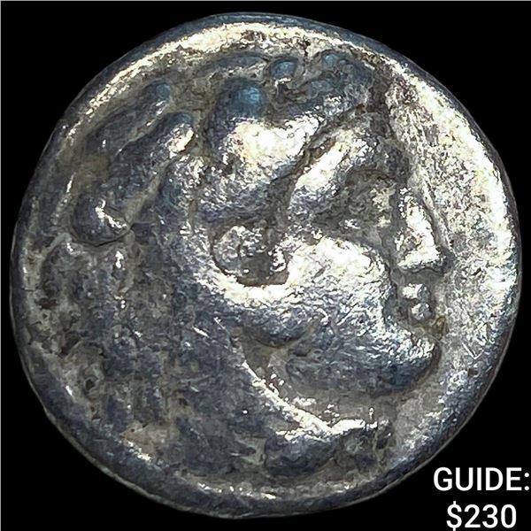 Macedonian Kingdom Type of Alexander III 4th  Century BC Silver Drachm NEARLY UNCIRCULATED