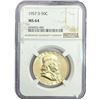 Image 1 : 1957-D Franklin Half Dollar NGC MS64