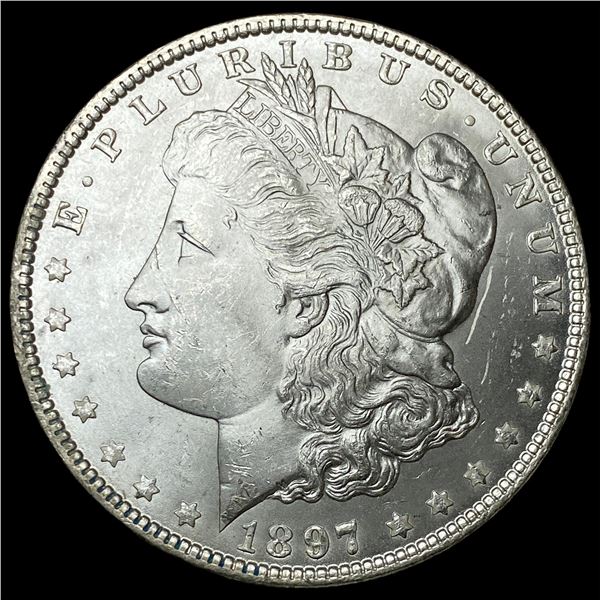 1897 Silver Morgan Dollar CHOICE BU