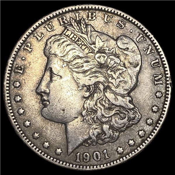 1901 Morgan Silver Dollar NEARLY UNCIRCULATED