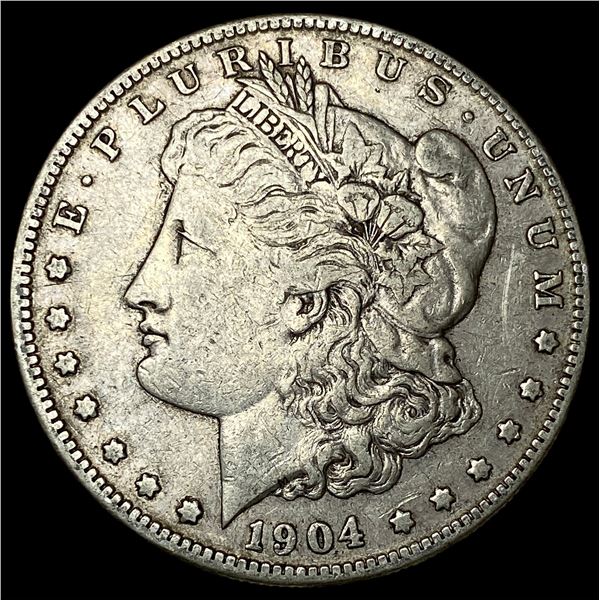 1904-S Silver Morgan Dollar ABOUT  UNCIRCULATED