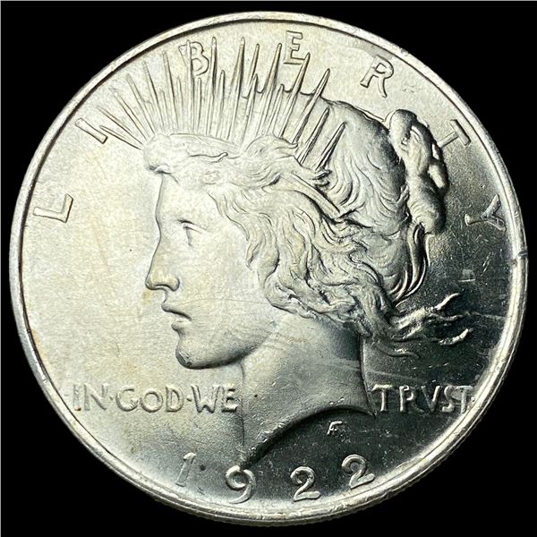 1922 Silver Peace Dollar CHOICE BU