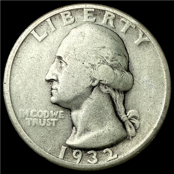 1932-D Silver Washington Quarter LIGHTLY  CIRCULATED