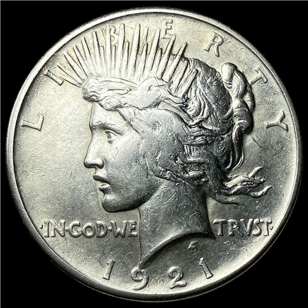 1921 Silver Peace Dollar CHOICE AU