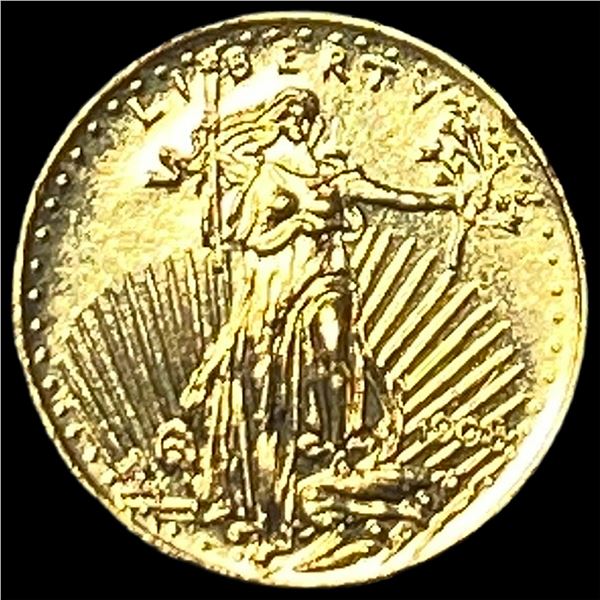 1908 Saint-Gaudens $20 Gold Token  UNCIRCULATED