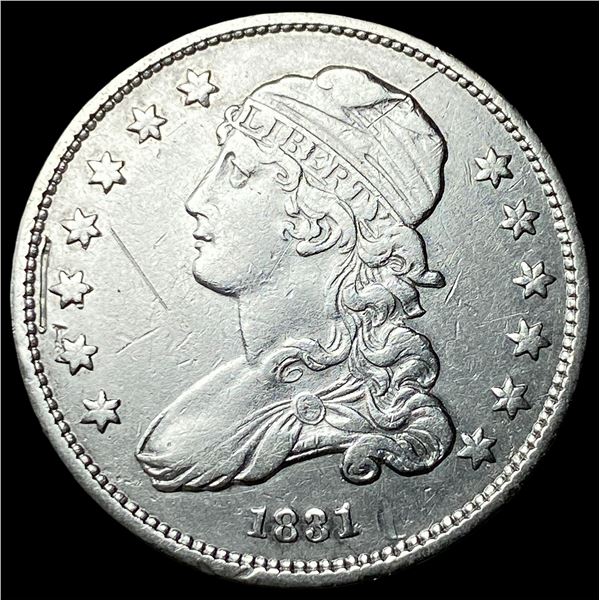 1831 Capped Bust Silver Quarter CLOSELY  UNCIRCULATED