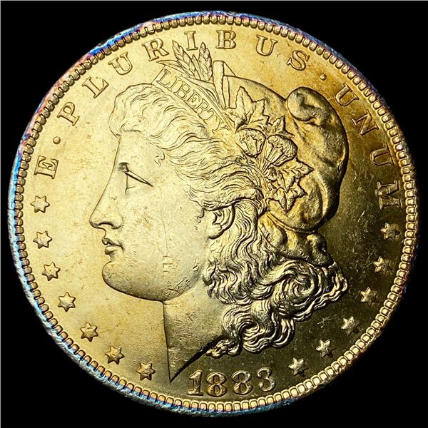 1883-O Toned Silver Morgan Dollar  UNCIRCULATED