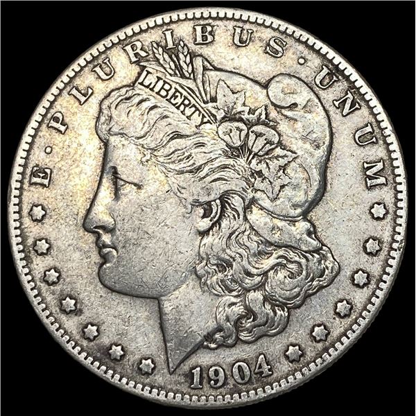1904-S Silver Morgan Dollar NEARLY  UNCIRCULATED