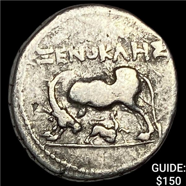 Illyria 260-167/98 BC Silver Drachm NEARLY  UNCIRCULATED