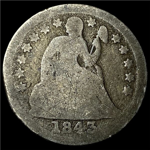 1843 Seated Liberty Dime NICELY CIRCULATED