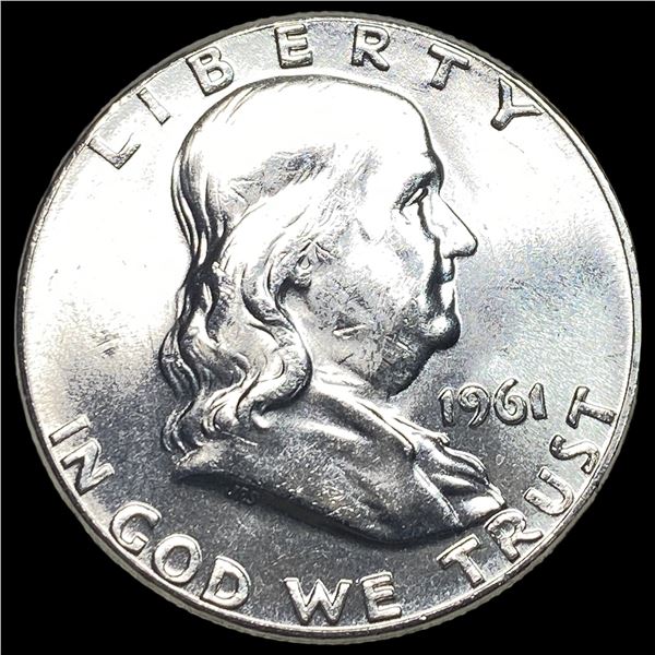 1961 Franklin Silver Half Dollar CHOICE PROOF