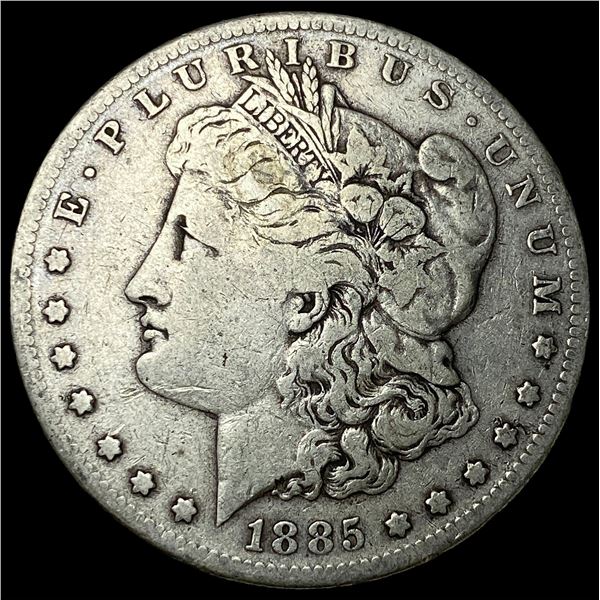 1885-S Morgan Silver Dollar LIGHTLY  CIRCULATED