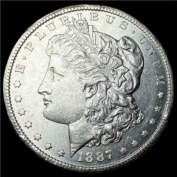1887-S Silver Morgan Dollar CHOICE AU
